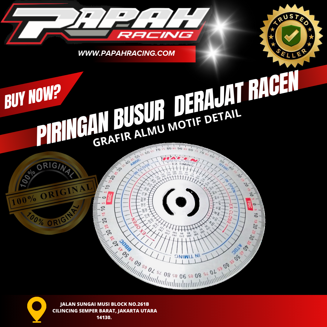 PIRINGAN BUSUR DERAJAT RACEN GRAFIR ALMU MOTIF DETAIL